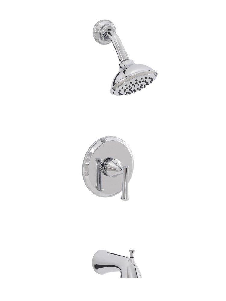 PROFLO® Chrome Single Handle Single Function Bathtub & Shower Faucet (Trim Only) 