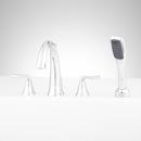 Signature Hardware Chrome Two Handle Roman Tub Faucet (Trim Only) 