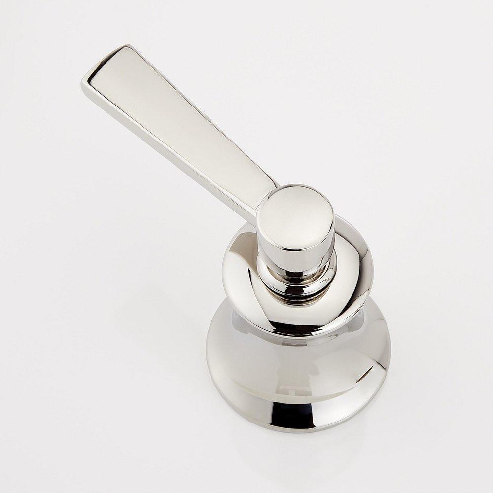 Signature Hardware Polished Nickel 1.8 gpm 4-Hole Deck Mount Roman Tub Faucet with Double Lever Handle and Hand Shower 