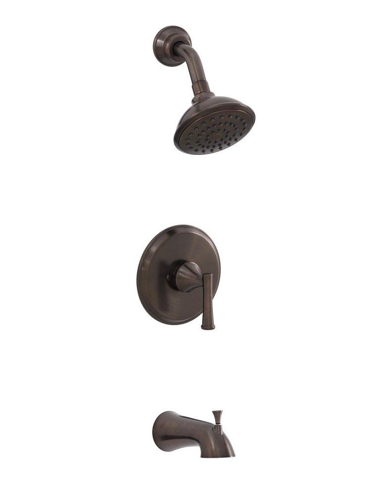 PROFLO&reg; Oil Rubbed Bronze Single Handle Single Function Bathtub & Shower Faucet (Trim Only) 