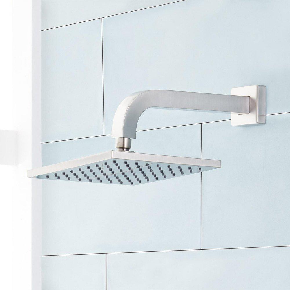 Signature Hardware Brushed Nickel Single Handle Single Function Bathtub & Shower Faucet (Trim Only) 