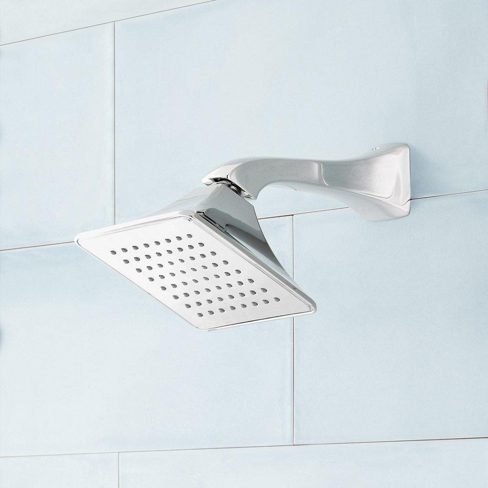 Signature Hardware Polished Chrome Single Function Full Spray Showerhead 