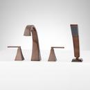 Signature Hardware Oil Rubbed Bronze Two Handle Roman Tub Faucet (Trim Only) 