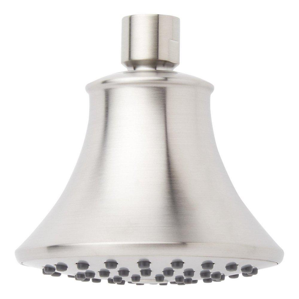 Signature Hardware Brushed Nickel Single Function Full Showerhead 