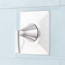 Signature Hardware Brushed Nickel 1.8 gpm Single Function Shower Faucet Trim with Single Lever Handle 