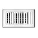 12 x 8 in. Residential Ceiling & Sidewall Register in White 2-way Aluminum