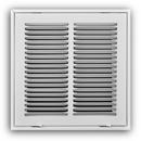 T.A. Industries White 18 x 18 in. Residential Return Grille in White Steel 