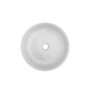 JACUZZI&reg; White Gloss Vessel Mount Bathroom Sink 