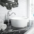 JACUZZI&reg; White Gloss Vessel Mount Bathroom Sink 