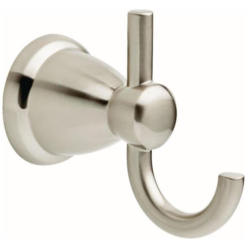 Liberty Hardware Satin Nickel 1-Hook Robe Hook 