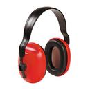 Economy Headband Earmuff in Black and Red