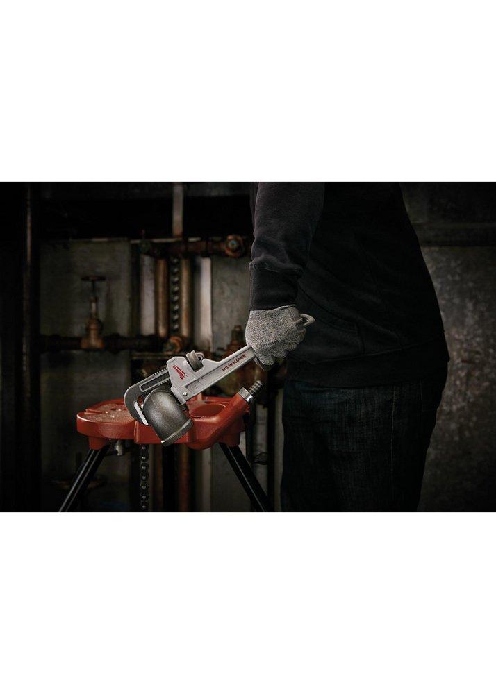 Milwaukee&reg; Silver Aluminum Pipe Wrench 