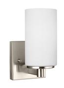 Visual Comfort & Co. Generation Lighting Brushed Nickel 9.5W 1-Light Medium E-26 LED Vanity Fixture 