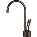 1 gpm 1 Hole Deck Mount Hot and Cold Water Dispenser with Double Lever Handle in Old World Bronze