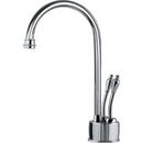 Franke Polished Chrome 1 gpm 1 Hole Deck Mount Hot and Cold Water Dispenser with Double Lever Handle