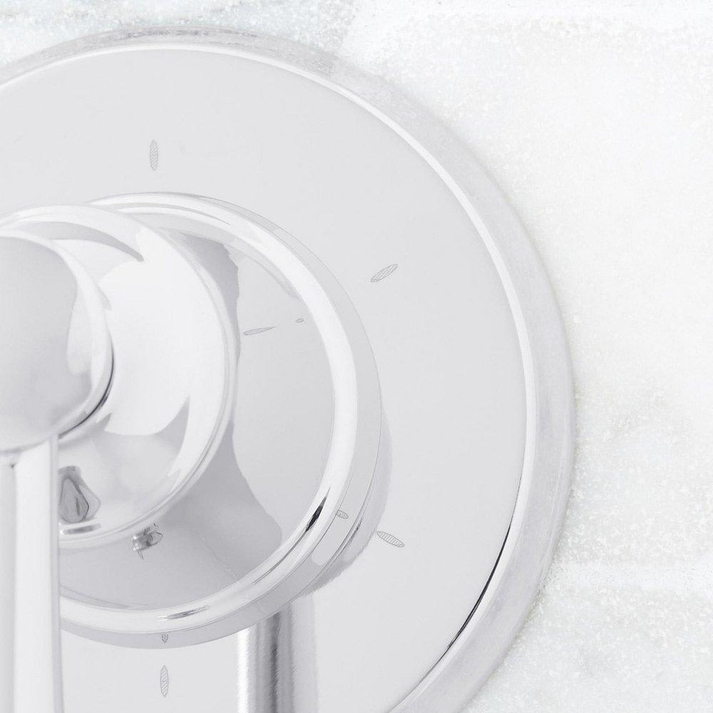 Signature Hardware Chrome Single Handle Bathtub & Shower Faucet (Trim Only) 