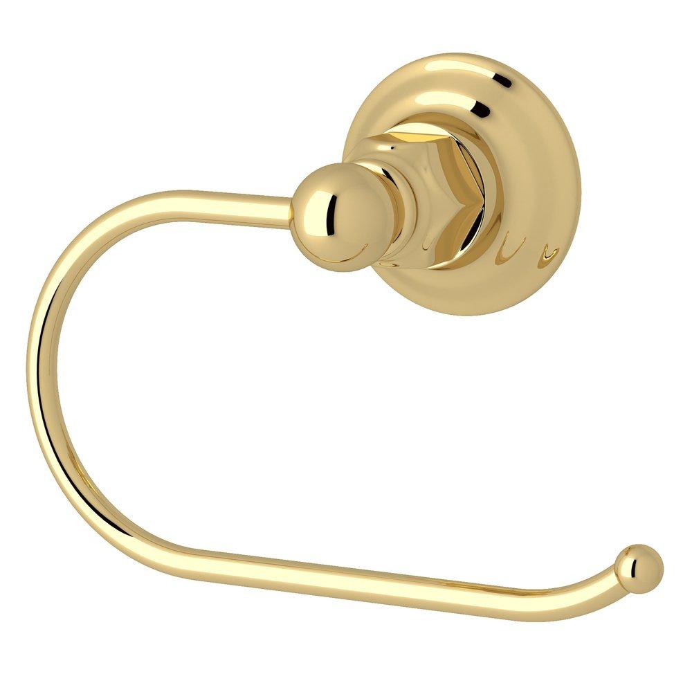 ROHL&reg; Unlacquered Brass Wall Mount Toilet Tissue Holder 