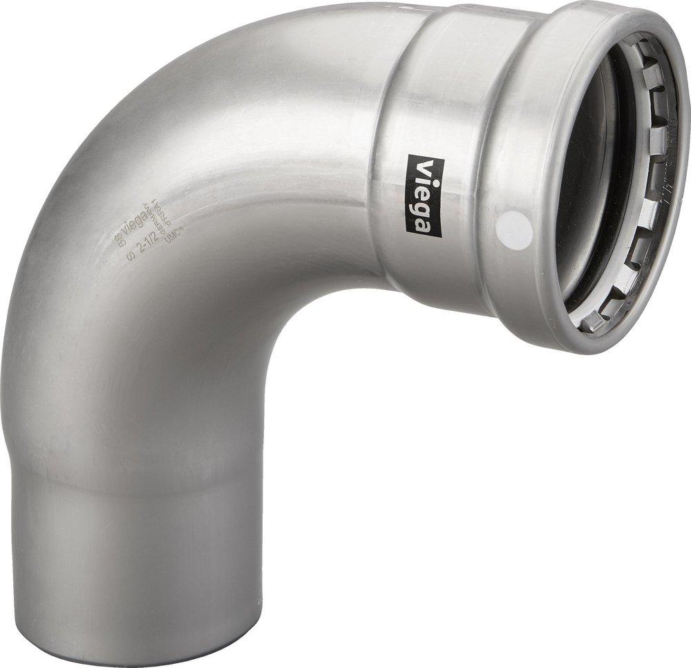 Viega Press x FTG Straight Carbon Steel 90 Degree Street Elbow 