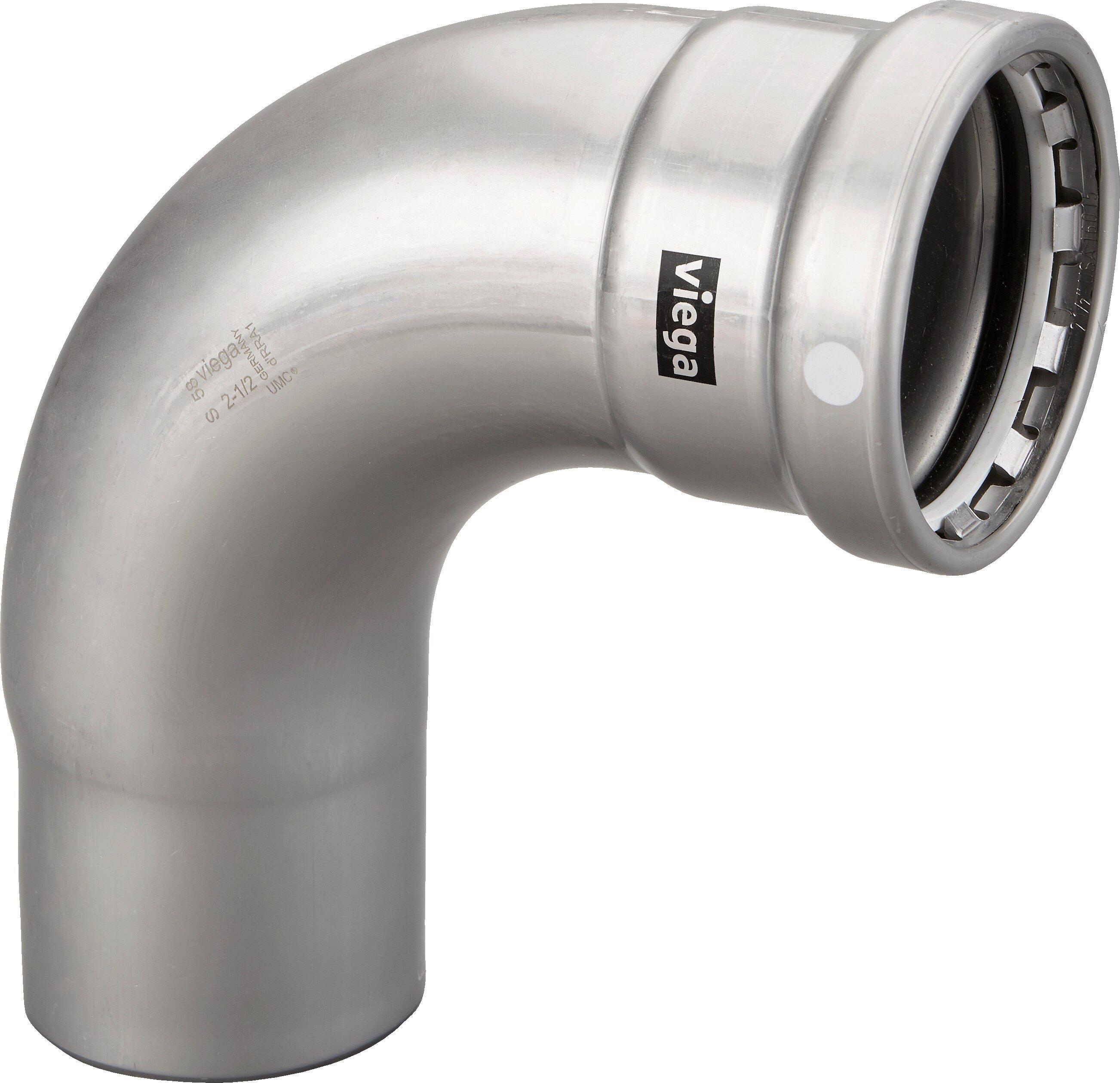 Viega Press x FTG Straight Carbon Steel 90 Degree Street Elbow 