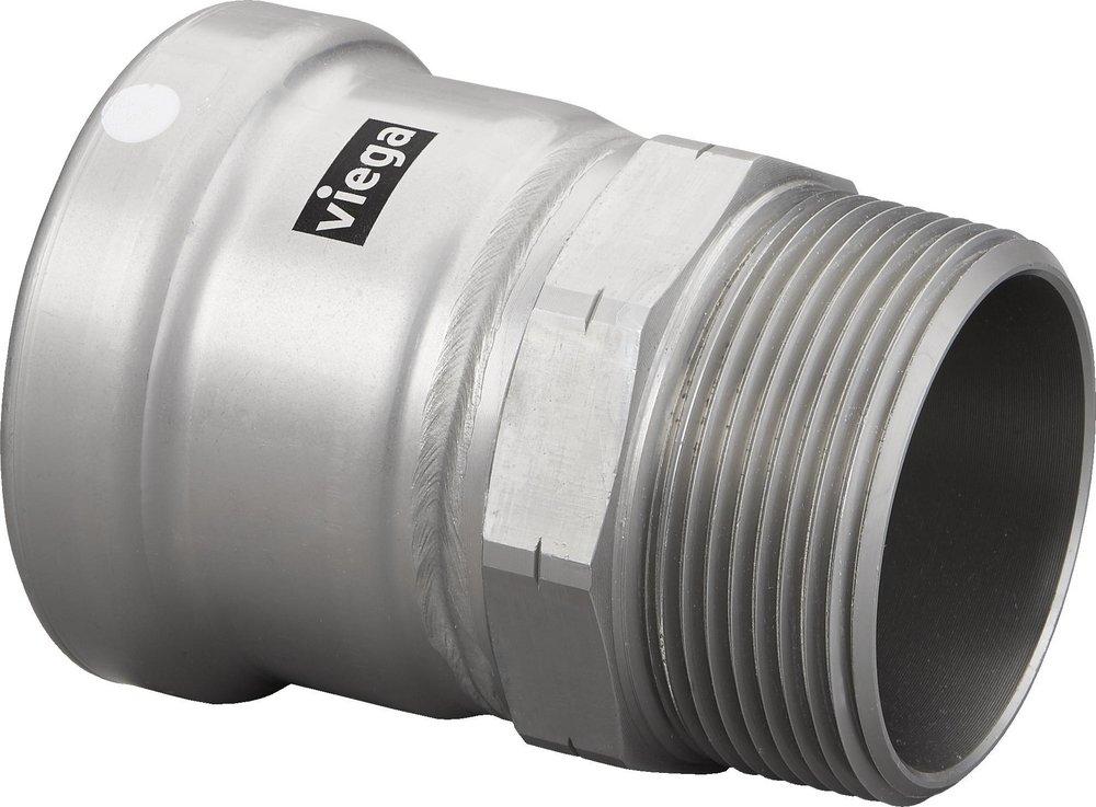 Viega Press x MPT Straight Carbon Steel Adapter 