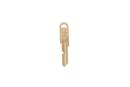 Kwikset Gold Metallic Metal Key (Pack of 10) 