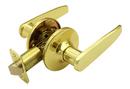 Straight Passage Lever in Polished Brass