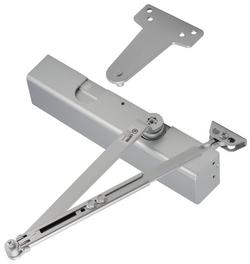 Adjustable Size 1-4 Heavy-Duty Commercial Door Closer in Aluminum