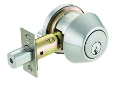 Commercial Single Cylinder Deadbolt in Satin Chrome