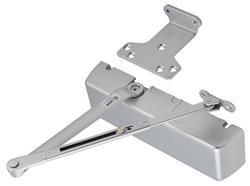 Adjustable Size 1-6 Heavy-Duty Commercial Door Closer in Aluminum