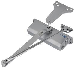 Size 3 Light Commercial Door Closer in Aluminum