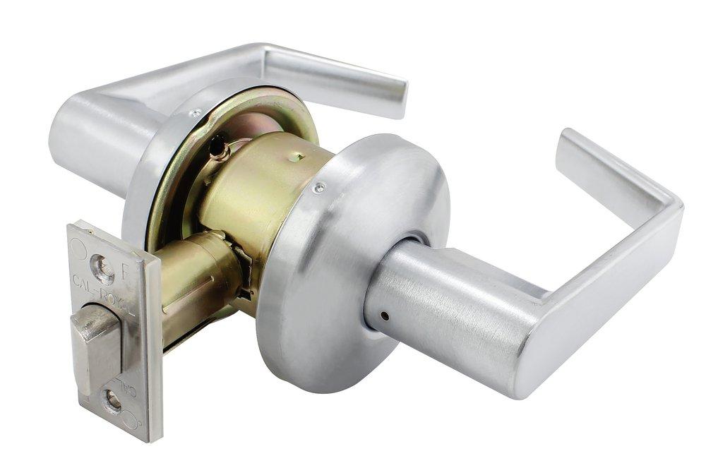 Westcraft Satin Chrome 1-3/4 in. Commercial Passage Lever 