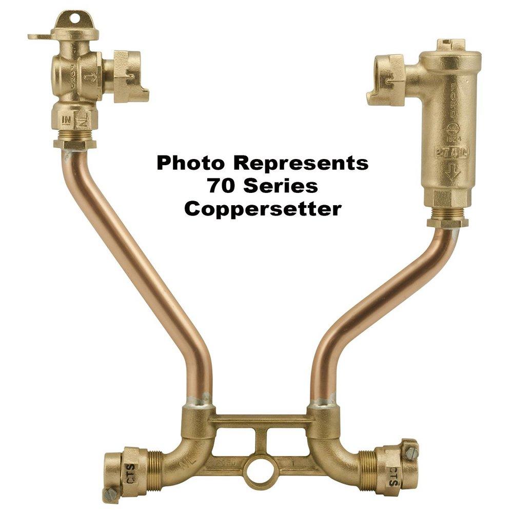 Ford Meter Box 5/8 x 3/4 in. D P Swivel Brass Meter Setter 