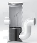 Orenco Systems 12 in. Fiberglass and Plastic Catch Basin 