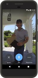 Google Black 4-3/5 in. Video Doorbell 