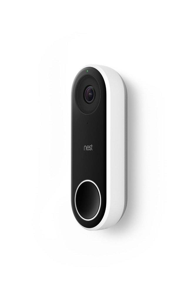 Google Black 4-3/5 in. Video Doorbell 