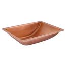Signature Hardware Antique Copper Patina Undermount Bathroom Sink 