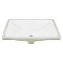 Signature Hardware White 20 x 15 in. Rectangular Undermount Basin 