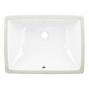 Signature Hardware White 20 x 15 in. Rectangular Undermount Basin 