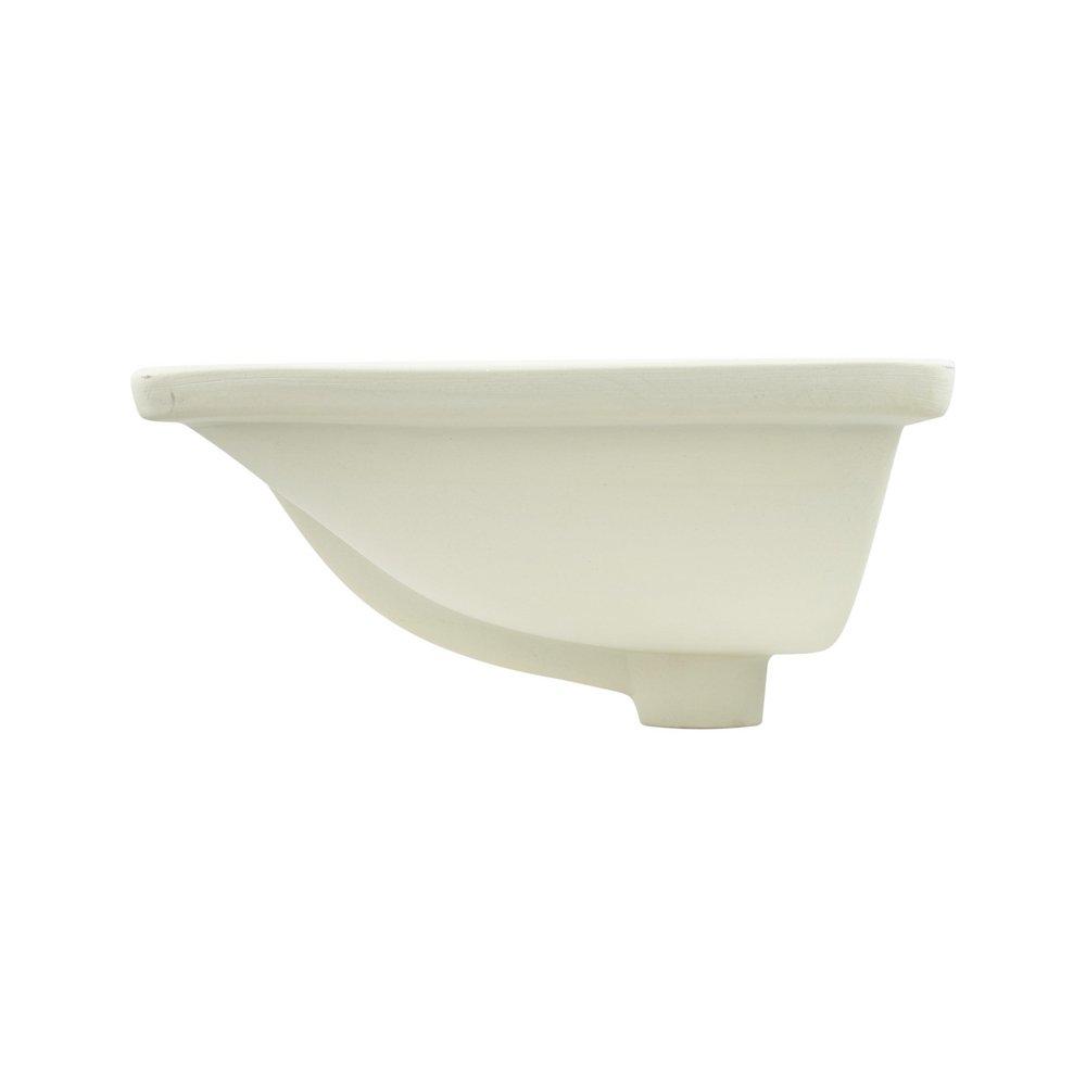 Signature Hardware White 20 x 15 in. Rectangular Undermount Basin 
