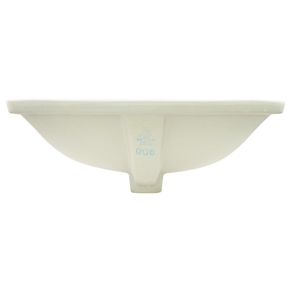 Signature Hardware White 20 x 15 in. Rectangular Undermount Basin 