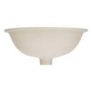 Signature Hardware White 18 in. Oval Undermount Basin 