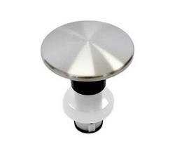 Drain Stopper in PVD Brushed Nickel