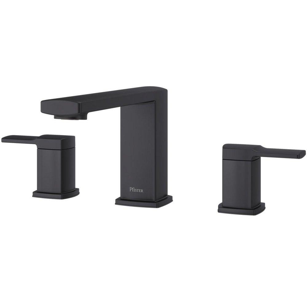 Pfister Matte Black Two Handle Roman Tub Faucet Trim Only 