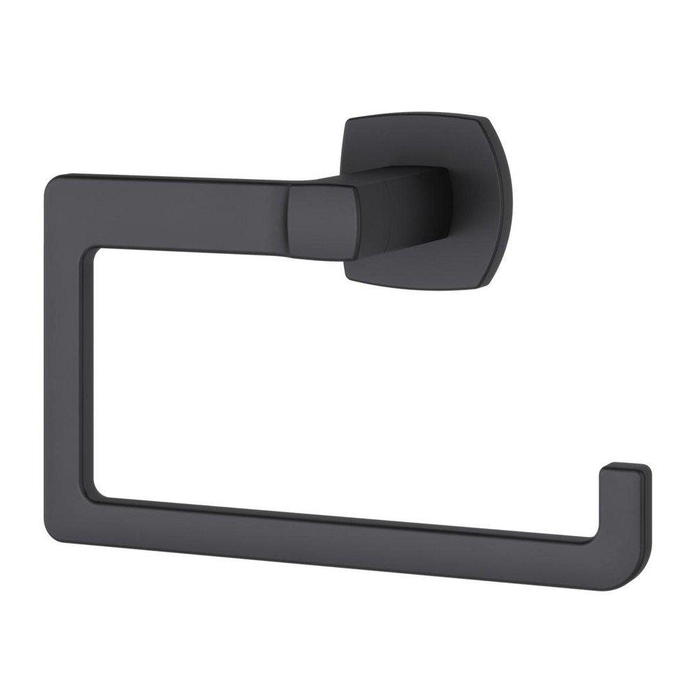 Pfister Black Rectangular Open Towel Ring 