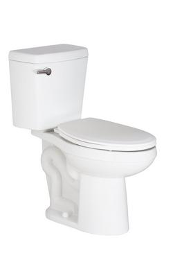 1.28 gpf Comfort Height Round Two Piece Toilet in White with 12 in. Rough-In