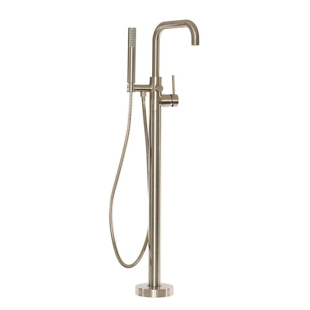 Newport Brass Satin Nickel - PVD Single Handle Lever Floor Mount Filler 