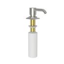Deck Mount Brass Soap and Lotion Dispenser in Satin Nickel - PVD