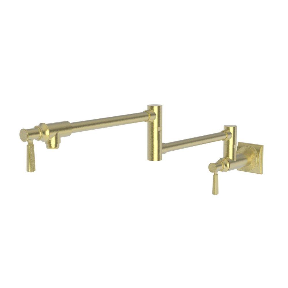 Newport Brass Satin Brass - PVD Two Handle Lever Pot Filler 