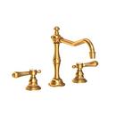Newport Brass Aged Brass Two Handle Widespread Kitchen Faucet 