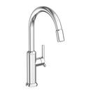 Newport Brass Polished Chrome Pull Down Single Handle Kitchen Faucet 